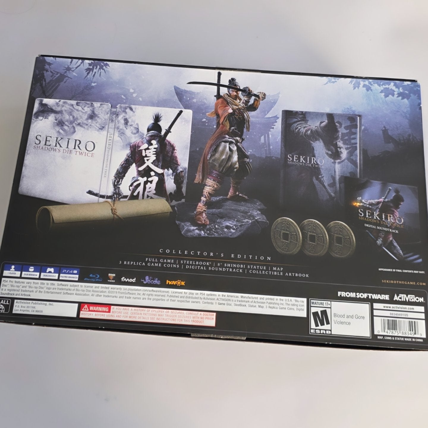 Sekiro Shadows Die Twice Collector's Edition PS4