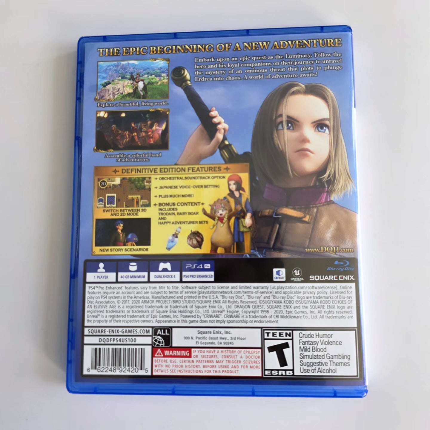 Dragon Quest 11 S Definitive Edition PS4