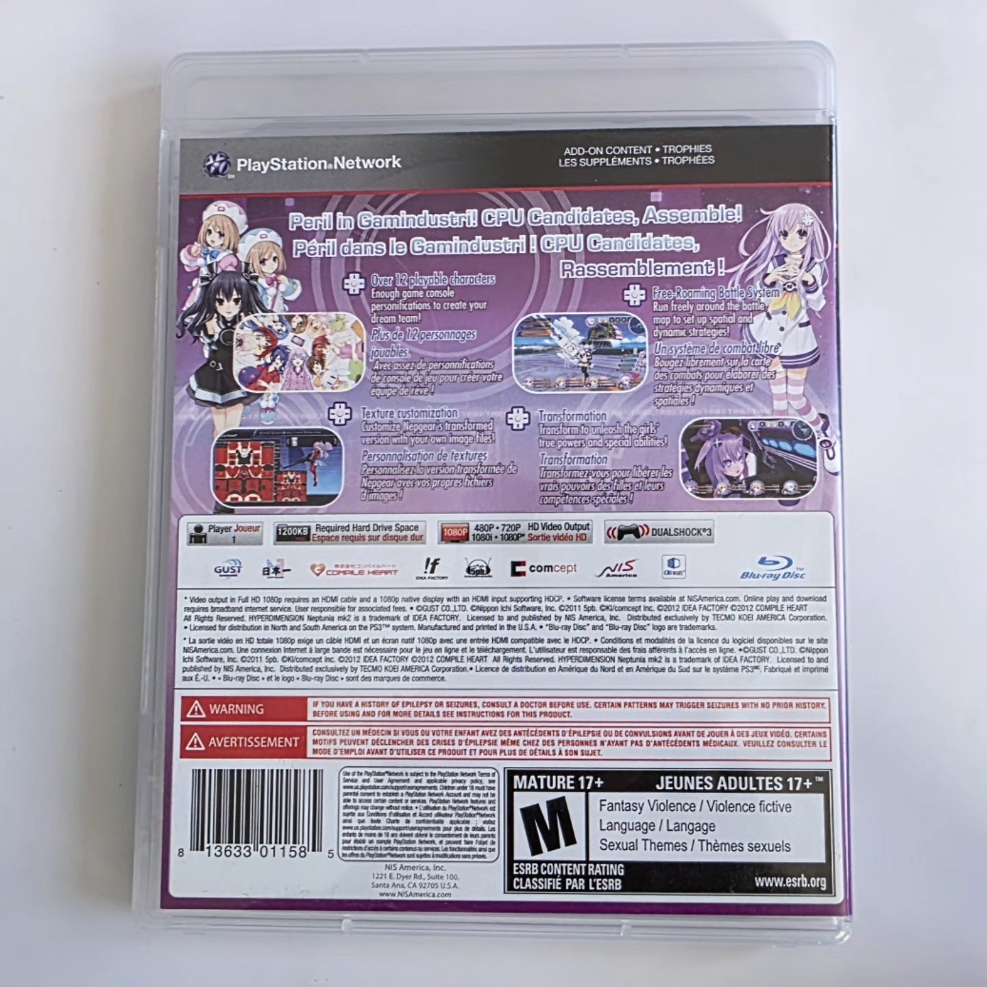 Hyperdimension Neptunia MK2 PS3