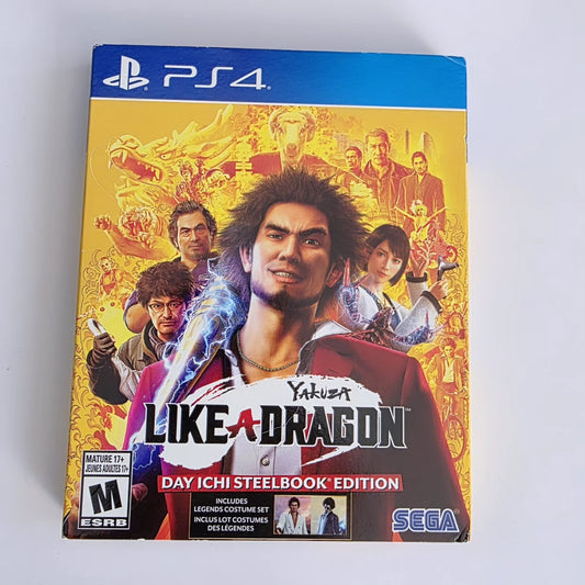 Yakuza Like a Dragon Steelbook PS4
