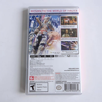 Final Fantasy 12 The Zodiac Age Switch