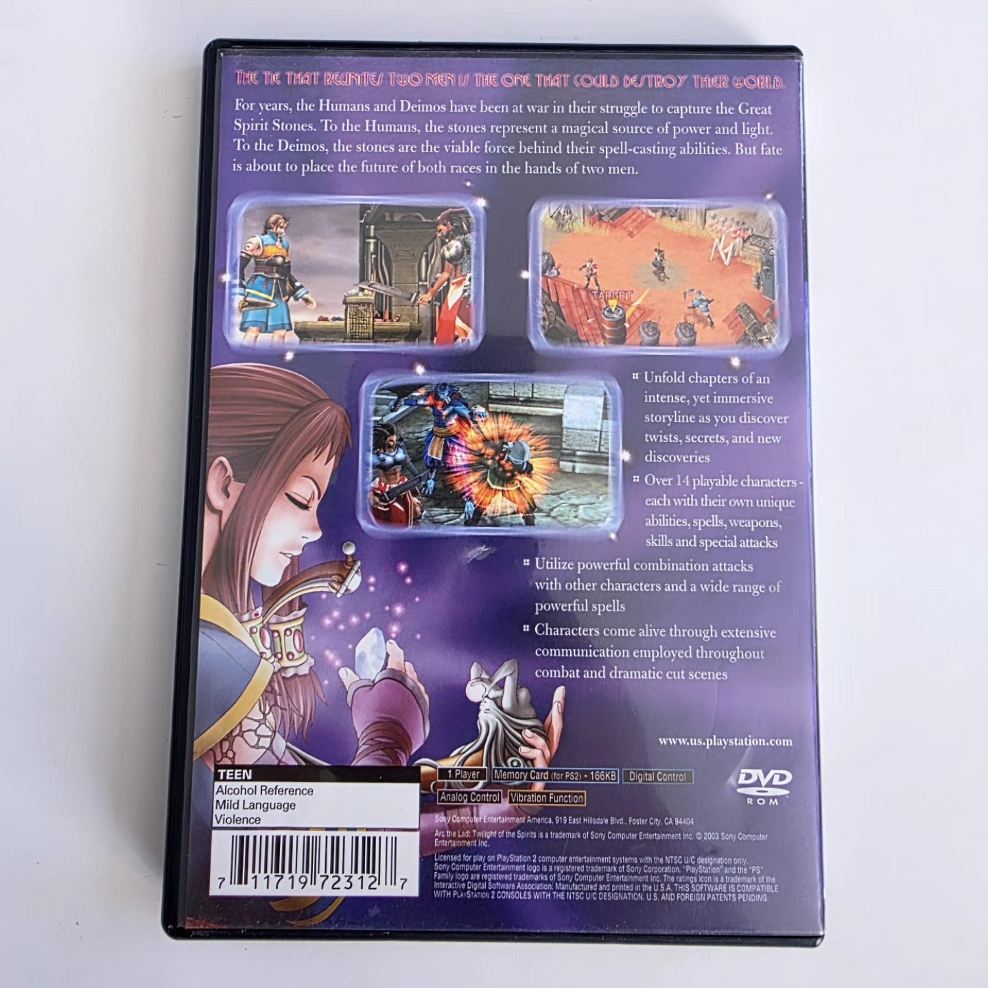 Arc the Lad Twilight of the Spirits PS2