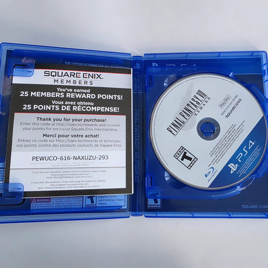 Final Fantasy 7 Remake PS4