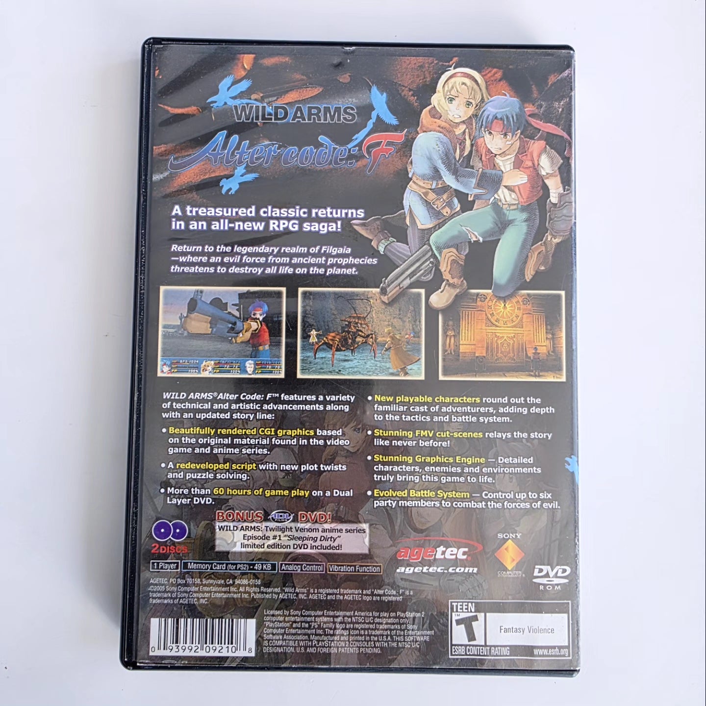 Wild Arms Alter Code F PS2