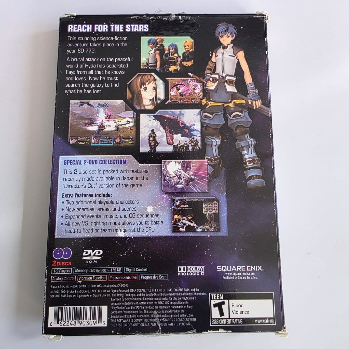 Star Ocean Till the End of Time PS2