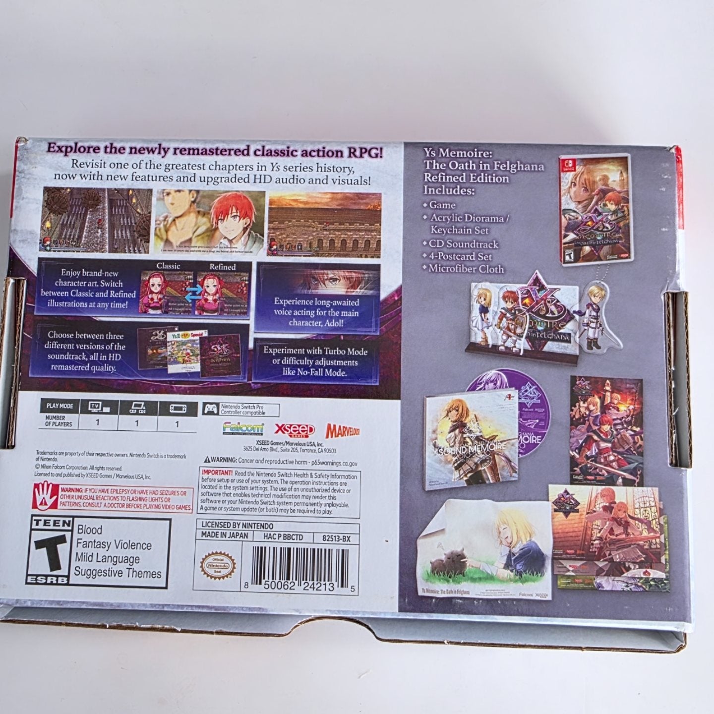 Ys Memoire the Oath in Felghana Refined Edition Switch
