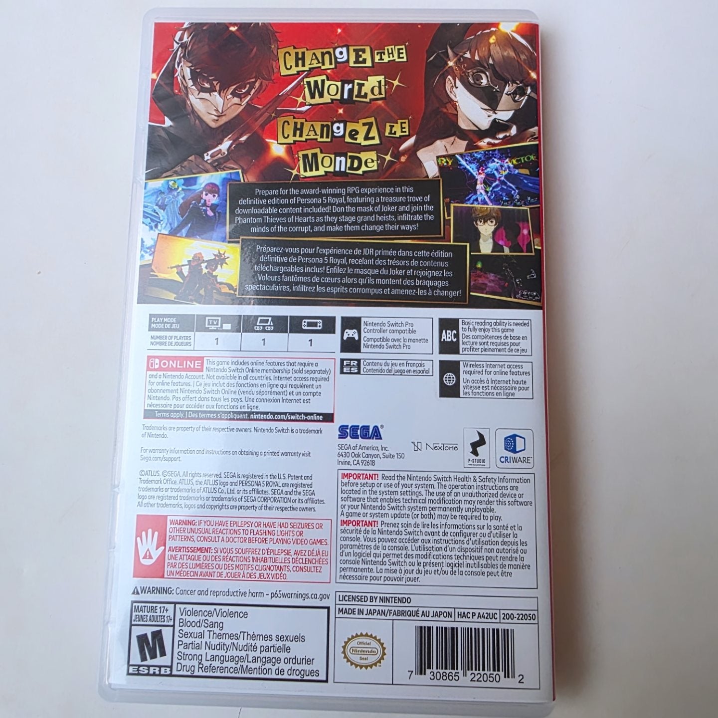 Persona 5 Royal Switch