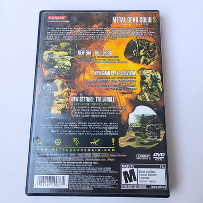 Metal Gear Solid 3 PS2