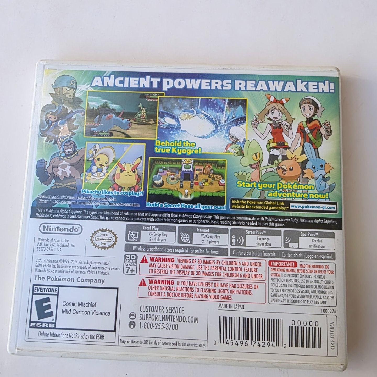 Pokemon Alpha Sapphire 3DS