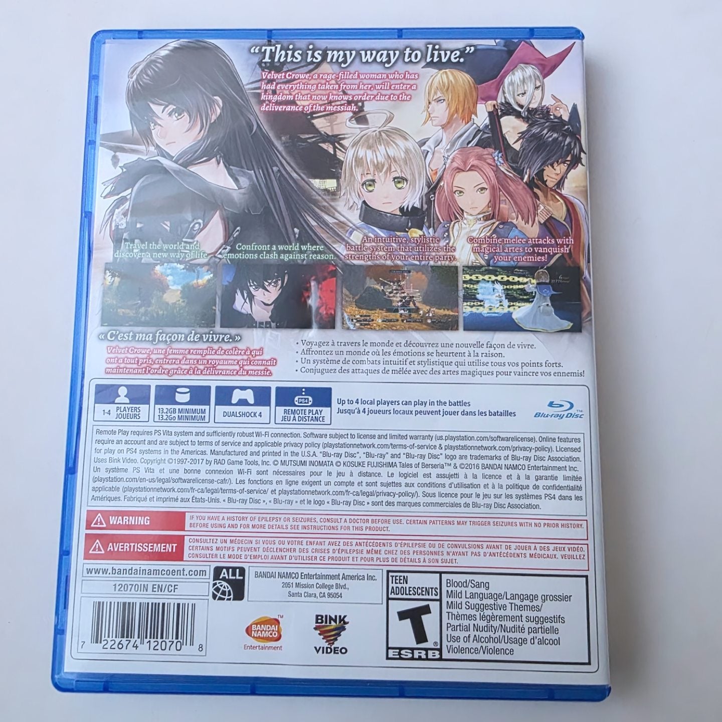 Tales of Berseria PS4