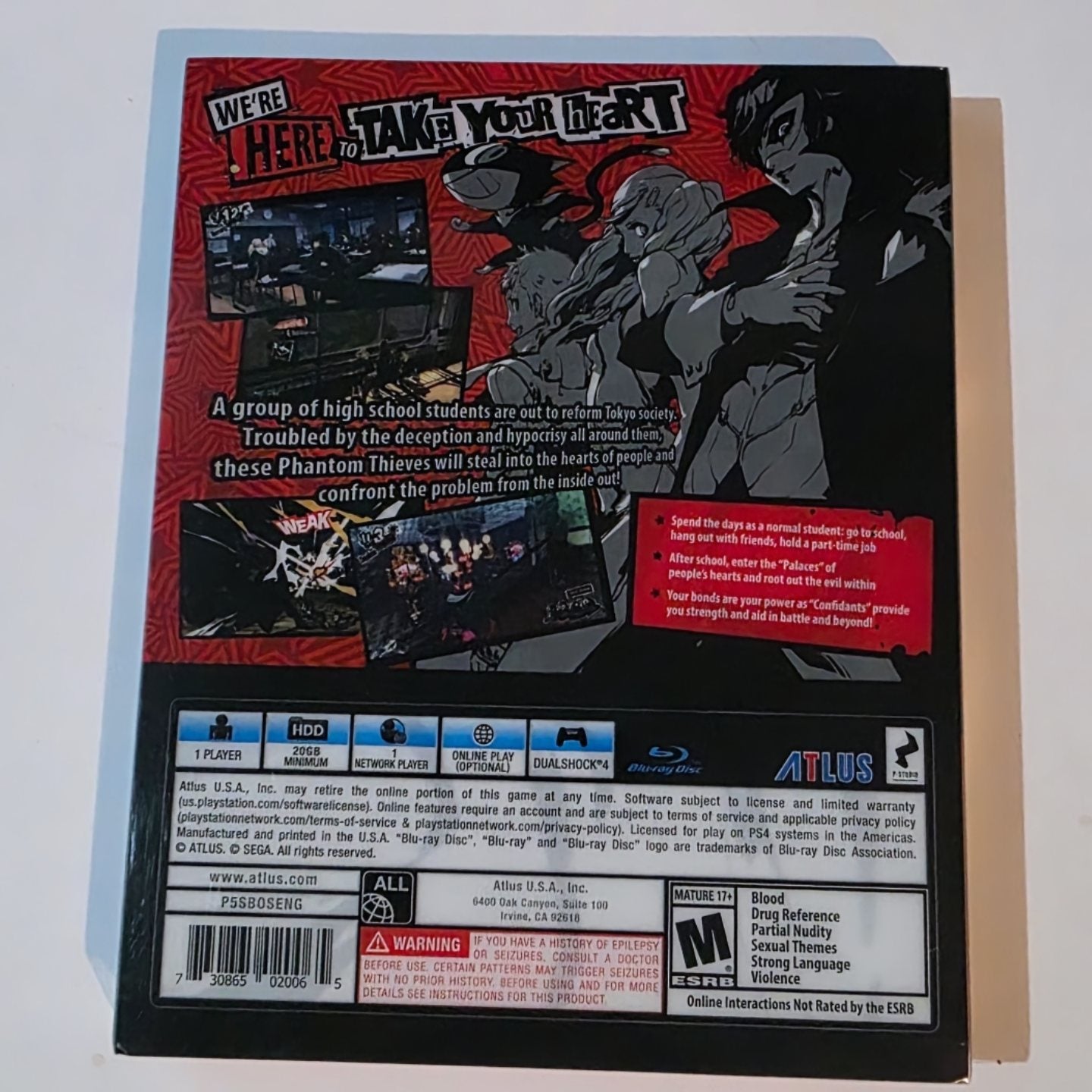 Persona 5 Steelbook PS4