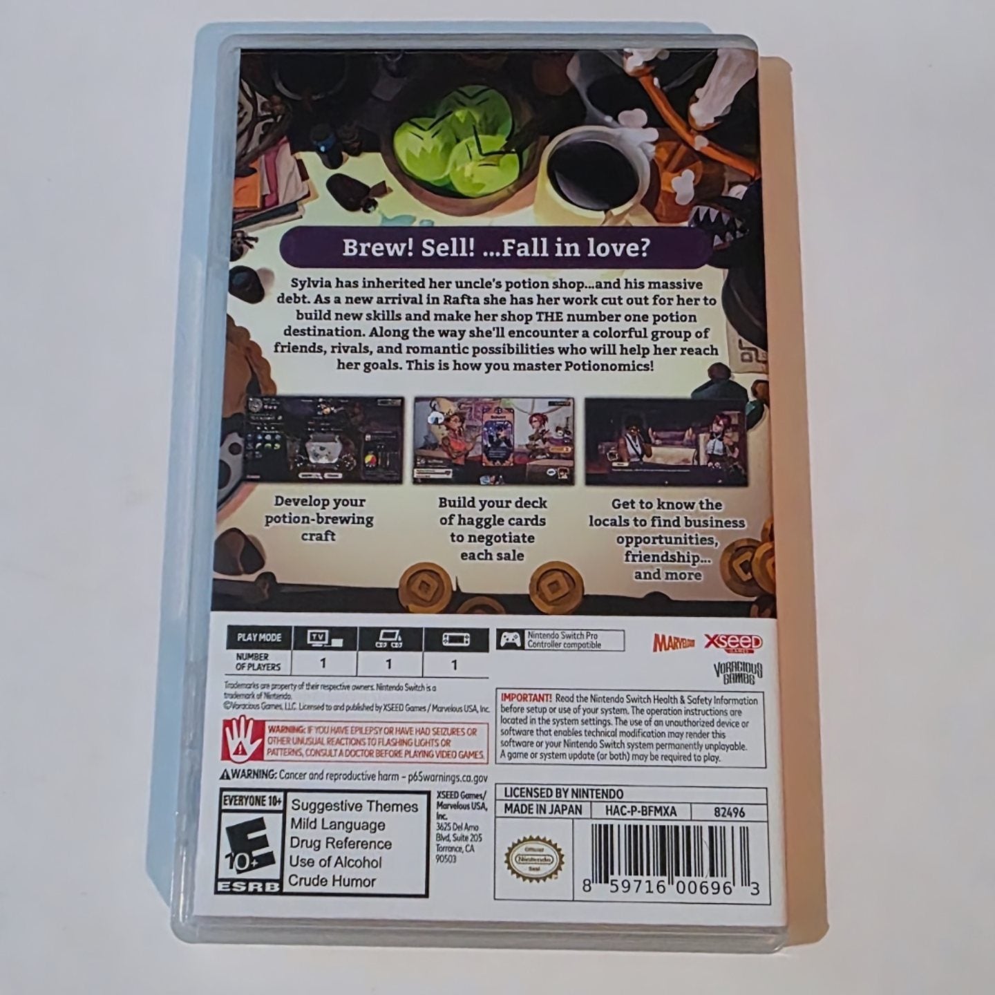 Potionomics Masterwork Edition Switch