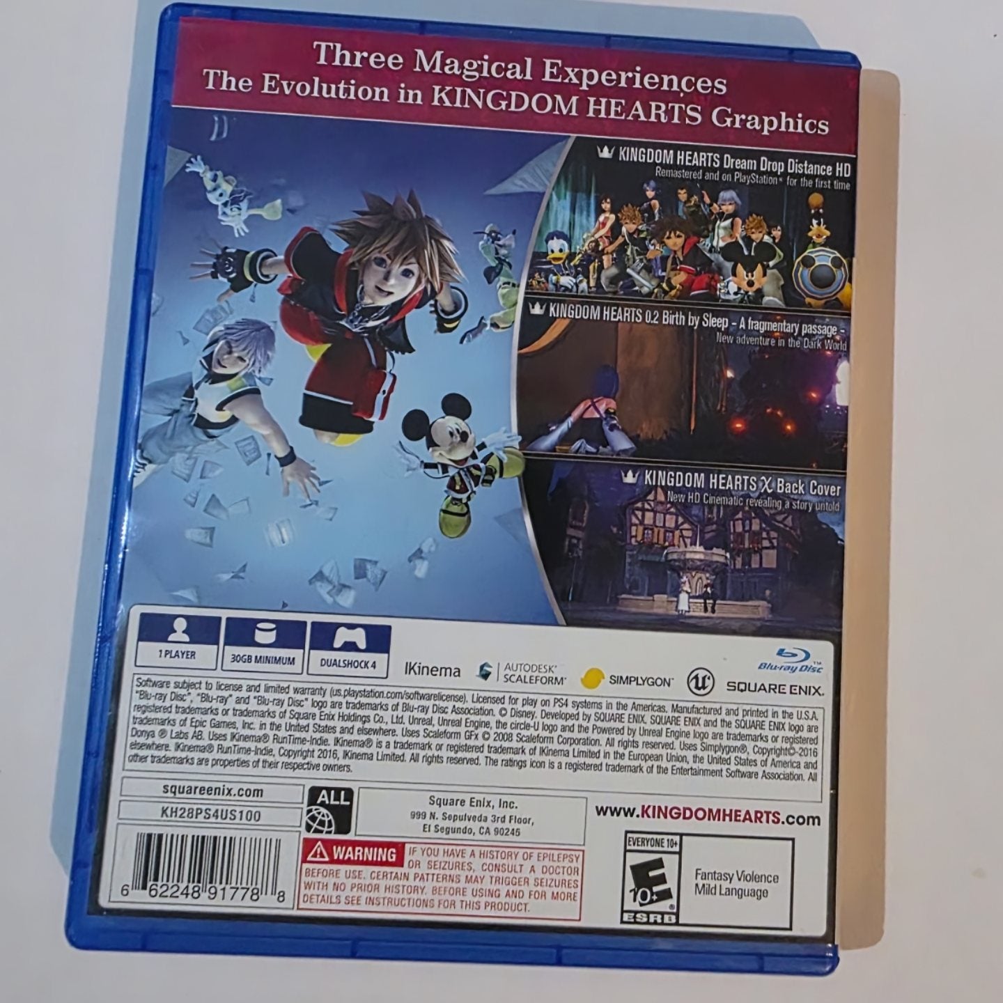 Kingdom Hearts 2.8 HD PS4