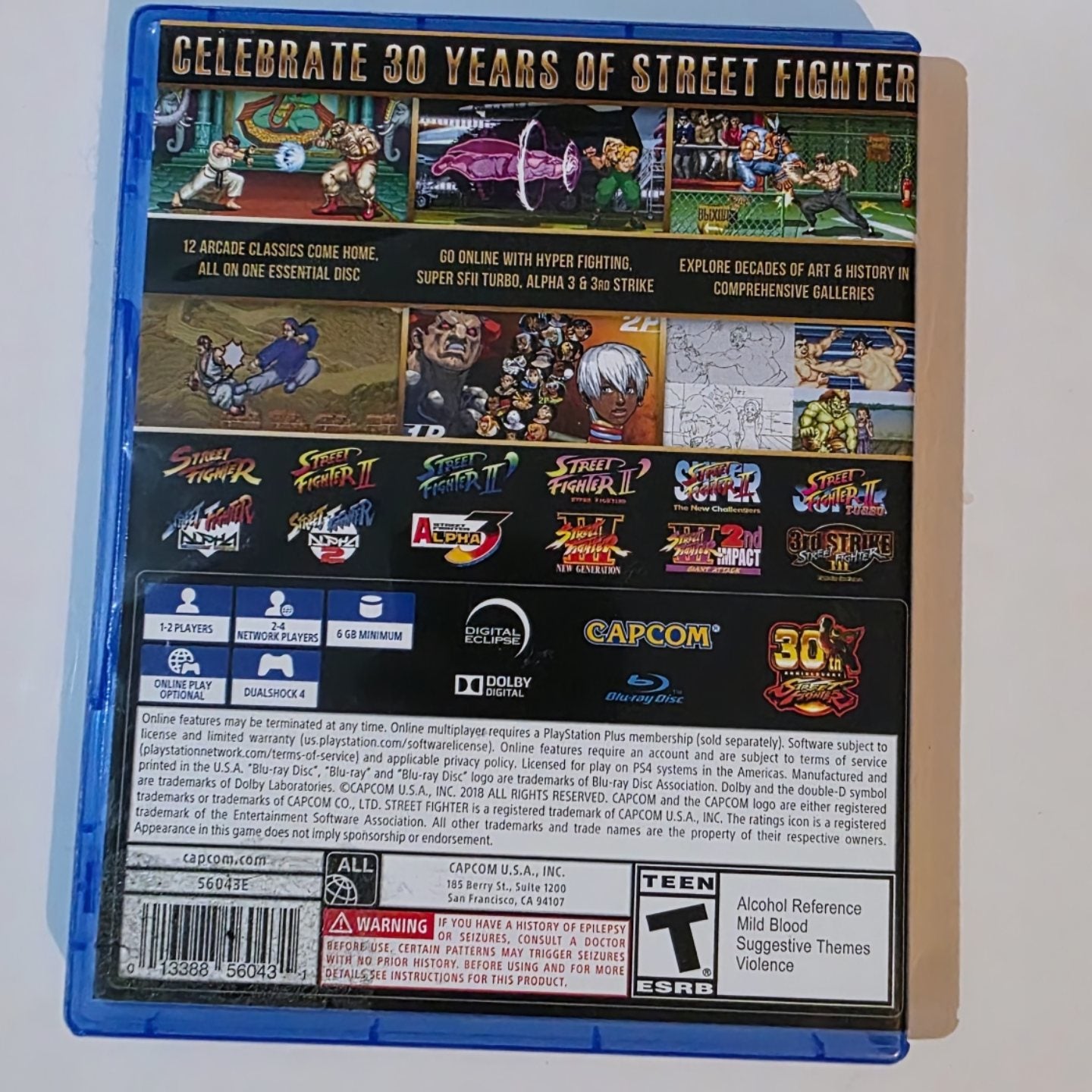 Street Fighter 25th Anniversary Collection PS4