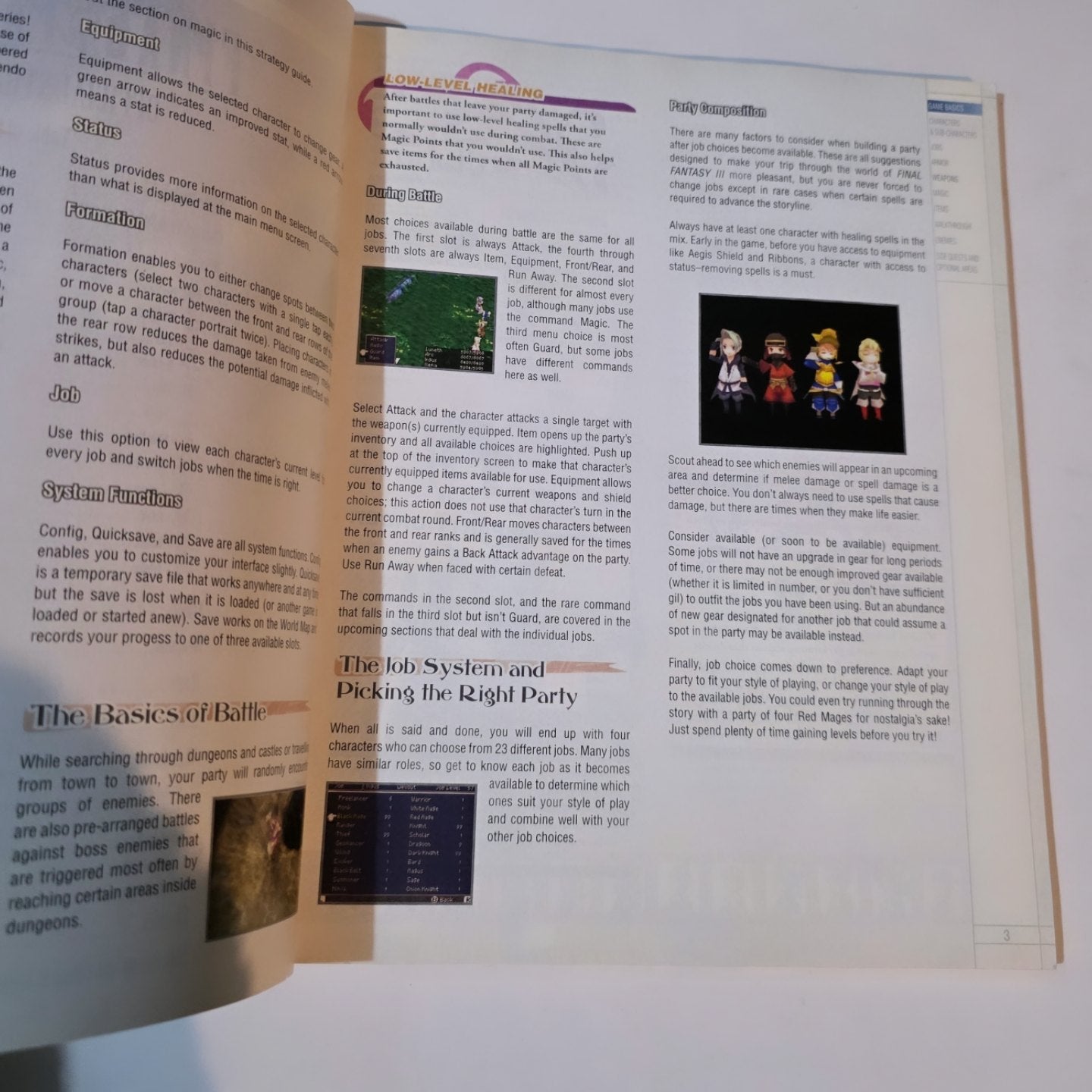 Final Fantasy 3 Guía