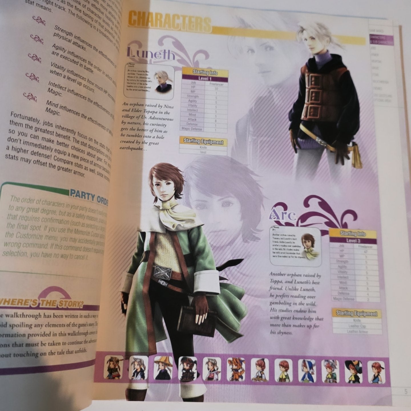 Final Fantasy 3 Guía