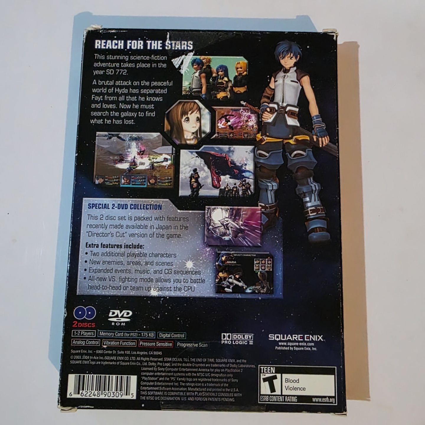 Star Ocean Till the End of Time PS2