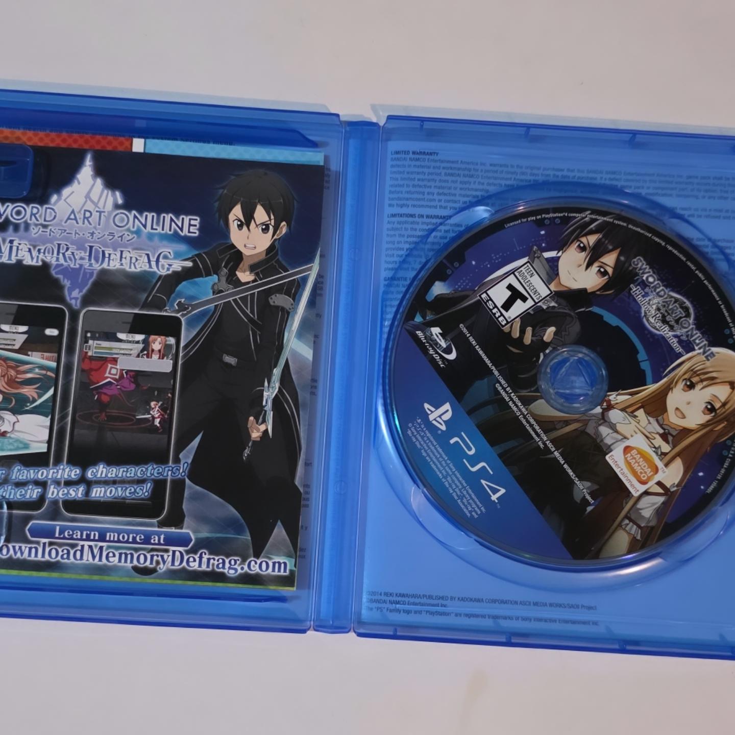 Sword Art Online Hollow Realization PS4