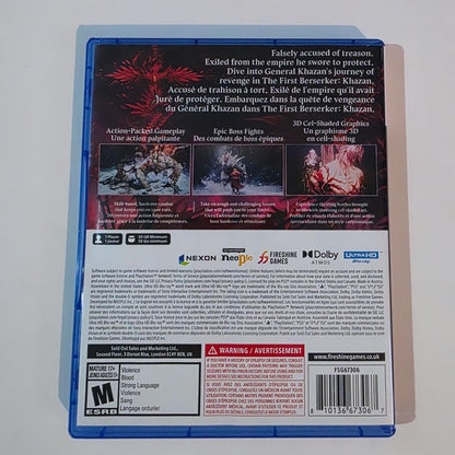 The First Berserker Khazan PS5