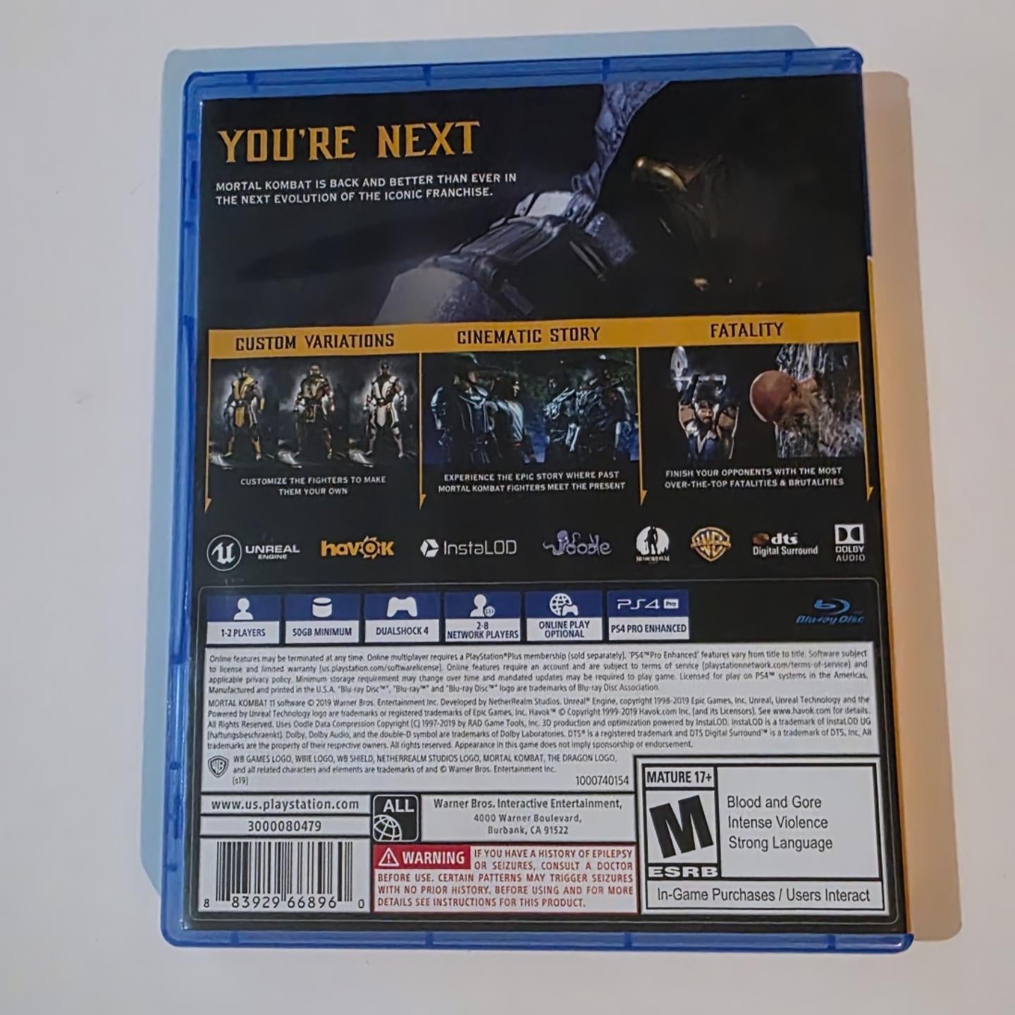 Mortal Kombat 11 PS4