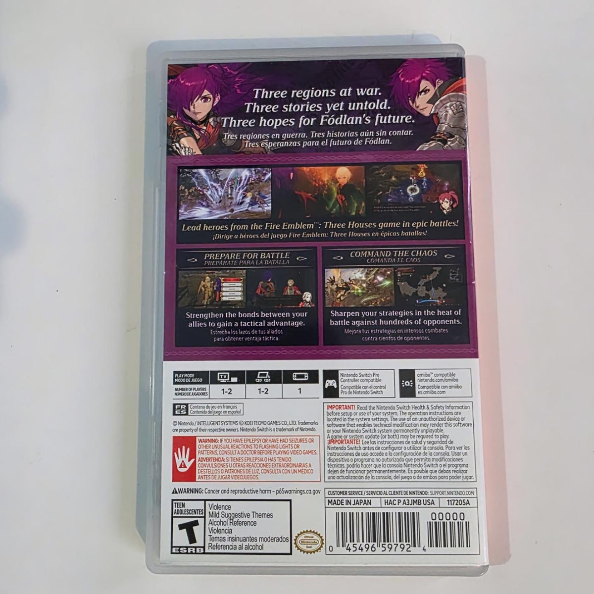 Fire Emblem Warriors Three Hopes Switch