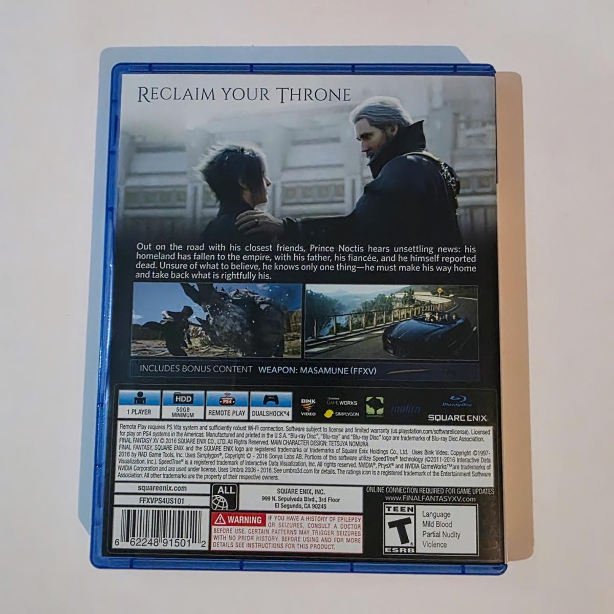Final Fantasy 15 PS4