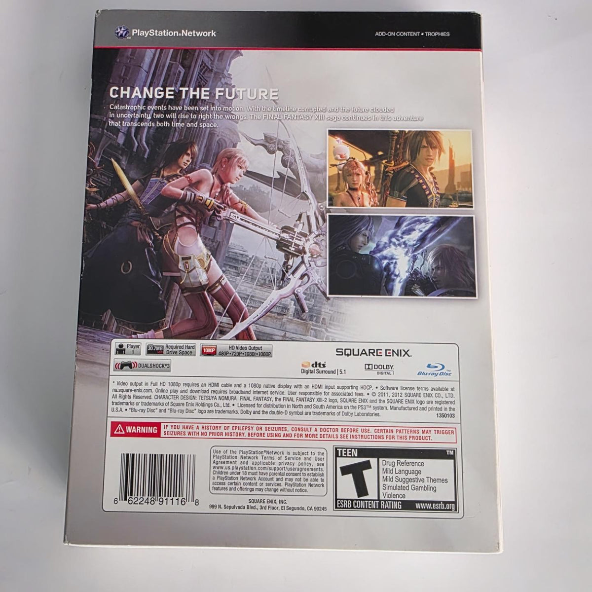 Final Fantasy 13-2 Collector's Edition PS3