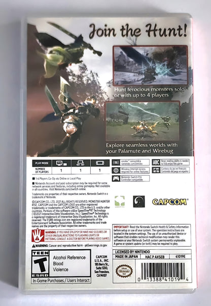 Monster Hunter Rise Switch