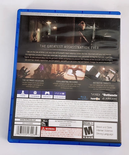 Dishonored: Death of the Outsider PS4