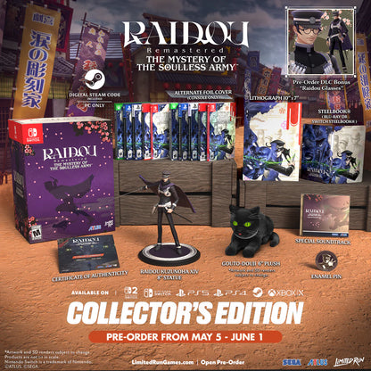 Raidou Remasterd The Mystery of the Soulless Army Collector's Edition PS5