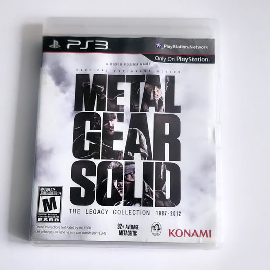 Metal Gear Solid The Legacy Collection PS3